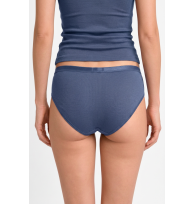 Slip Christine jeans Rückansicht am Model