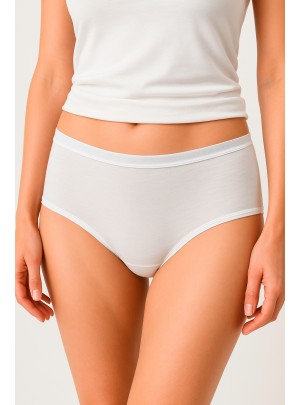 D-Slip Vera weiss Vorderansicht am Model