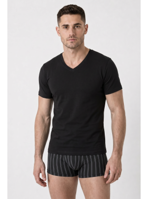 HE-Retro Boxershorts bedruckt schwarz/marine