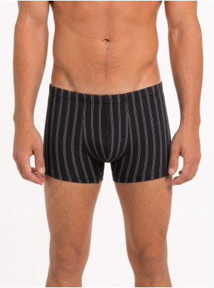 HE-Retro Boxershorts bedruckt schwarz/marine